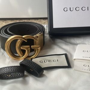 Gucci Double Sided Black /Brown Belt